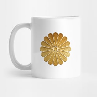 Gold Juroku Kiku Kamon Mug